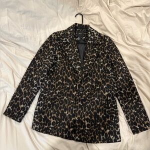 Forever 21 Leopard Print Blazer